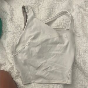 White One-Shoulder Top